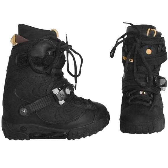 BRAND NEW BURTON RULER SI STEP IN SNOWBOARD BOOTS!  SIZE 9  BLACK - Picture 1 of 2